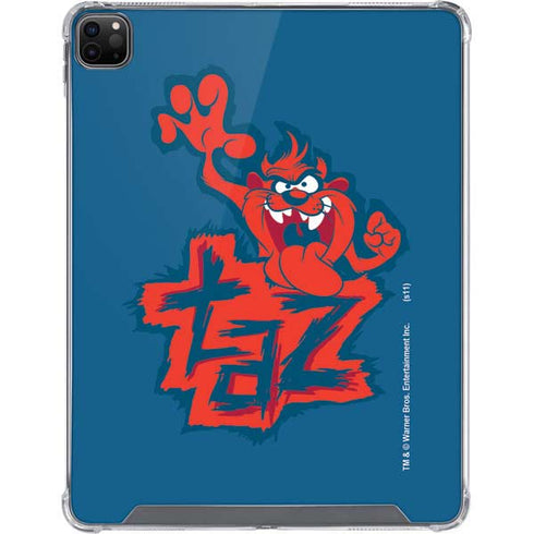 Looney Tunes Tasmanian Devil Blue iPad Cases